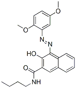 CAS 登录号：10000-56-3， N-丁基-4-[(2,5-二甲氧基苯基)偶氮]-3-羟基萘-2-甲酰胺