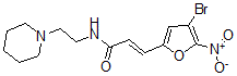 CAS#: 100037-00-1, N-(2-N-Piperidinylethyl)-beta-(5-Nitro-4-Bromo-2-Furyl)Acrylamide