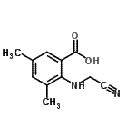 CAS#: 100060-25-1, 2-[(Cyanomethyl)Amino]-3,5-Dimethylbenzoic Acid