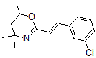CAS#: 100098-85-9, 2-[(E)-2-(3-Chlorophenyl)Ethenyl]-4,4,6-Trimethyl-5,6-Dihydro-1,3-Oxazine