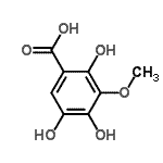 CAS#: 100111-46-4, 2,4,5-Trihydroxy-3-Methoxybenzoic Acid