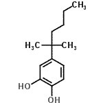 CAS 登录号：100186-17-2， 4-(2-甲基-2-己烷基)-1,2-苯二酚