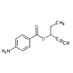 CAS 登录号：100192-31-2， 1-戊炔-3-基4-氨基苯甲酸酯