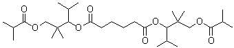 CAS#: 100208-33-1, Bis[1-Isopropyl-2,2-Dimethyl-3-(2-Methyl-1-Oxopropoxy)Propyl] Adipate