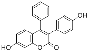 CAS 登录号:100242-24-8, 7-羟基-4-苯基-3-(4-羟基苯基)香豆素