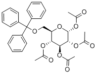 CAS 登录号：10028-44-1， 1,2,3,4-四-O-乙酰基-6-O-(三苯基甲基)-beta-D-吡喃葡萄糖