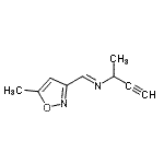 CAS#: 100306-15-8, (E)-N-(3-Butyn-2-Yl)-1-(5-Methyl-1,2-Oxazol-3-Yl)Methanimine