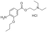 CAS#: 100311-12-4, 4-Amino-3-Propoxy-Benzoic Acid 2-(Diethylamino)Ethyl Ester Hydrochloride