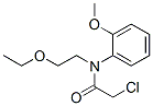 CAS 登录号：100346-59-6， 2-氯-N-(2-乙氧基乙基)-N-(2-甲氧基苯基)乙酰胺