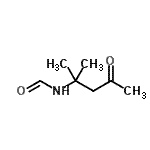CAS 登录号：100368-35-2， N-(2-甲基-4-氧代-2-戊烷基)甲酰胺