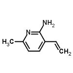 CAS 登录号：100377-14-8， 6-甲基-3-乙烯基-2-吡啶胺