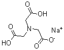CAS 登录号：10042-84-9， N,N-二(羧甲基)甘氨酸钠