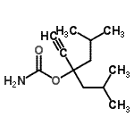 CAS 登录号：100453-00-7， 4-乙炔基-2,6-二甲基-4-庚烷基氨基甲酸酯