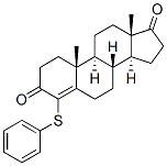 CAS 登录号：100513-95-9， 4-(苯硫基)-4-雄甾烯-3,17,二酮