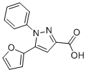 CAS 登录号：100537-55-1， 5-(2-呋喃基)-1-苯基-1H-吡唑-3-羧酸