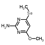 CAS 登录号：100559-66-8， 4-甲氧基-6-(甲基硒基)-2-嘧啶胺