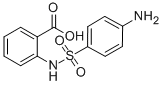 CAS 登录号：10060-70-5， 2-(((4-氨基苯基)磺酰基)氨基)-苯甲酸单钠盐