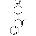 CAS#: 100610-68-2, 2-(1,1-Dioxido-4-Thiomorpholinyl)-3-Phenylpropanoic Acid