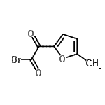 CAS 登录号：100750-53-6， (5-甲基-2-呋喃基)(氧代)乙酰基溴化物