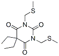 CAS#: 100849-45-4, 5,5-Diethyl-1,3-Bis(Methylsulfanylmethyl)-1,3-Diazinane-2,4,6-Trione