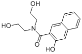 CAS 登录号：10089-93-7， 3-羟基-N,N-二(2-羟基乙基)-2-萘甲酰胺