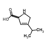 CAS#: 100911-27-1, 4-Isopropyl-2,5-Dihydro-1H-Pyrrole-2-Carboxylic Acid