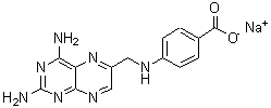 CAS#: 100929-45-1, Sodium 4-{[(2,4-Diamino-6-Pteridinyl)Methyl]Amino}Benzoate
