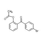 CAS 登录号：100954-50-5， 2-(4-溴苯甲酰基)苯基乙酸酯