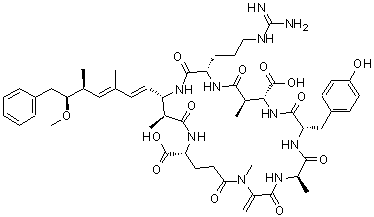 CAS 登录号：101064-48-6， 微囊藻毒素YR