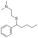 CAS#: 101086-85-5, 2-(alpha-Butylbenzylthio)-N,N-Dimethylethylamine