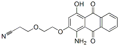 CAS#: 10110-24-4, 3-[2-[(1-Amino-9,10-Dihydro-4-Hydroxy-9,10-Dioxo-2-Anthryl)Oxy]Ethoxy]Propionitrile