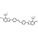 CAS 登录号：10114-47-3， 二钠2,2'-(1,2-二氮烯二基二-4,1-亚苯基)二(6-甲基-1,3-苯并噻唑-7-磺酸酯)