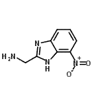 CAS 登录号：101236-96-8， 1-(4-硝基-1H-苯并咪唑-2-基)甲胺