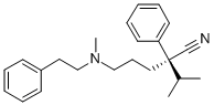 CAS#: 101238-51-1, (2S)-5-(Methyl-(2-Phenylethyl)Amino)-2-Phenyl-2-Propan-2-Ylpentanenitrile