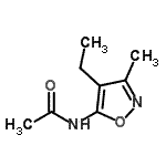 CAS 登录号：101251-30-3， N-(4-乙基-3-甲基-1,2-恶唑-5-基)乙酰胺