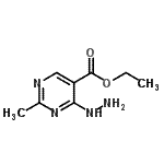 CAS 登录号：101251-42-7， 乙基4-肼基-2-甲基-5-嘧啶羧酸酯