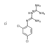 CAS 登录号：101252-14-6， 二氨基-N-[N'-(2,4-二氯苯基)甲脒基]甲烷亚氨鎓氯化物