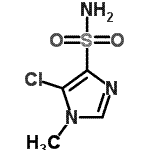 CAS 登录号：101258-32-6， 5-氯-1-甲基-1H-咪唑-4-磺酰胺