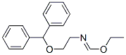 CAS 登录号：101418-32-0， N-(2-二苯甲基氧基乙基)-1-乙氧基-甲亚胺