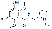 CAS 登录号：101460-36-0， 3-溴-N-[(1-乙基吡咯烷-2-基)甲基]-5-羟基-2,6-二甲氧基-苯甲酰胺