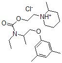 CAS#: 101491-86-5, 2-(2-Methyl-3,4,5,6-Tetrahydro-2H-Pyridin-1-Yl)Ethyl N-[1-(3,5-Dimethylphenoxy)Propan-2-Yl]-N-Ethyl-Carbamate Chloride