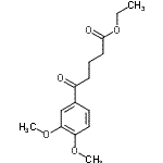 CAS 登录号：101499-71-2， 乙基5-(3,4-二甲氧基苯基)-5-氧代戊酸酯