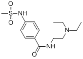 CAS#: 101526-83-4, N-[2-(Diethylamino)Ethyl]-4-[(Methylsulfonyl)Amino]-Benzamide