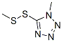 CAS 登录号：101554-56-7， 1-甲基-5-(甲基二硫代)-1H-四唑