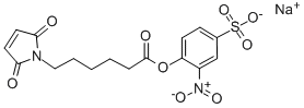 CAS#: 101554-76-1, 4-((6-(2,5-dihydro-2,5-dioxo-1H-pyrrol-1-yl)-1-oxohexyl)oxy)-3-nitro-Benzenesulfonic acid sodium salt