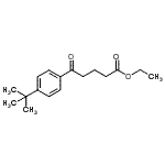 CAS 登录号：101577-33-7， 乙基5-[4-(2-甲基-2-丙基)苯基]-5-氧代戊酸酯