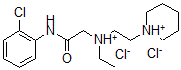 CAS 登录号：101651-64-3， (2-氯苯基)氨基甲酰甲基-乙基-[2-(3,4,5,6-四氢-2H-吡啶-1-基)乙基]铵二氯化物