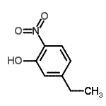 CAS 登录号：101664-28-2， 5-乙基-2-硝基苯酚