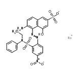 CAS 登录号：10169-12-7， 钠6-氨基-5-({2-[乙基(苯基)氨基磺酰基]-4-硝基苯基}偶氮)-4-羟基-2-萘磺酸酯
