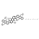 CAS 登录号：10169-29-6， 六钠萘并[2,3-a]萘并[2'',3'':6',7']吲哚并[3',2':7,8]萘并[2,3-I]咔唑-5,7,12,17,19,24-己基己硫酸盐